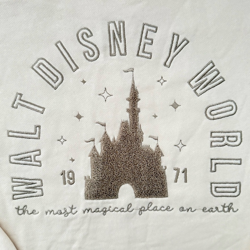 Disney Parks - Walt Disney World Beige Castle 1971 Pullover for Adults - Picture 3 of 3